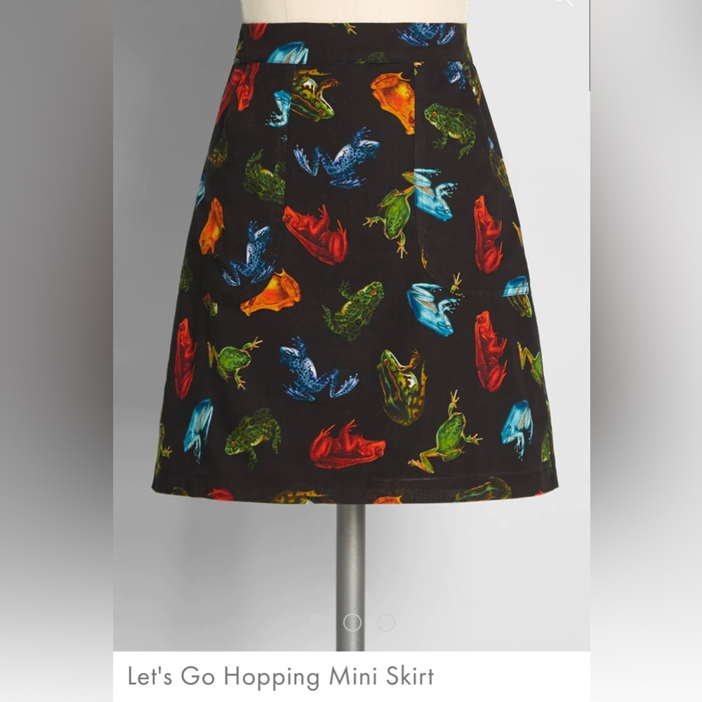 ModCloth “Let’s Go Hopping” Mini Skirt NWT sz14